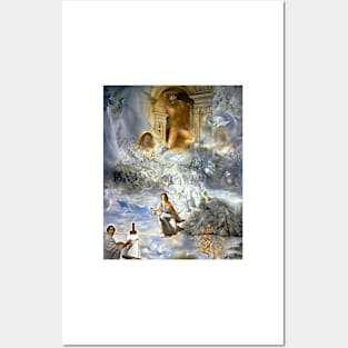 Salvador Dali The Ecumenical Council Art Poster 1960 Surrealism Posters and Art